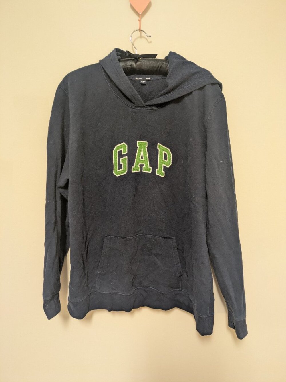 Gap green navy blue hoodie size xxl women's stretch